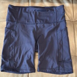 Women's Athleta Navy Blue 7” Shorts
